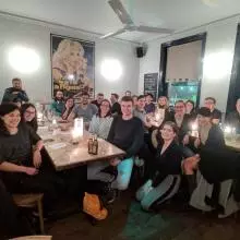 Social outing with members of the Preston and Van der Horn groups