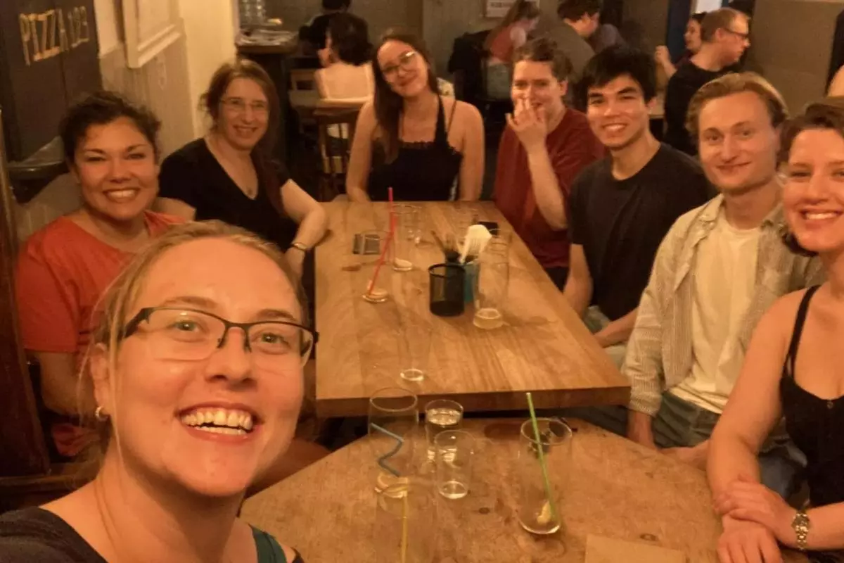 photo of a group social